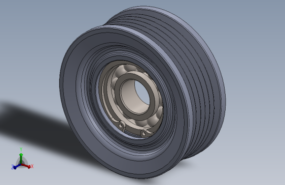 Billet alum LS3 张紧轮皮带轮