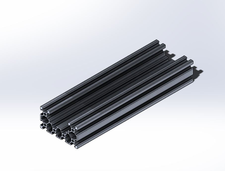 C-beam 80x40 毫米, V槽 8040