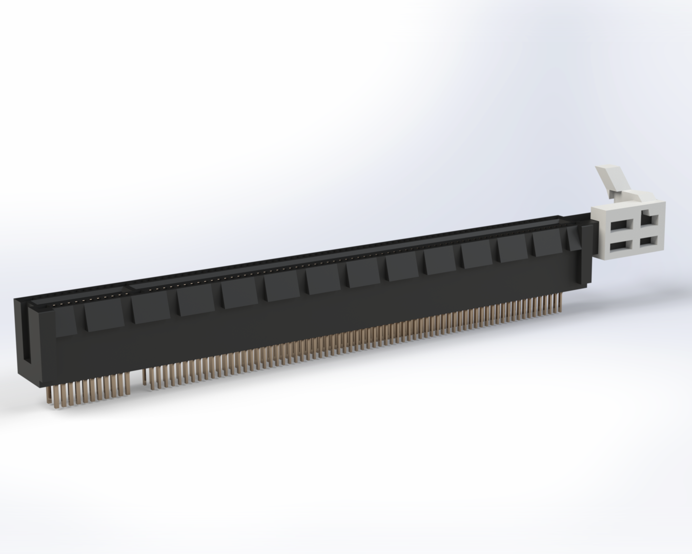 Lotes PCIe 4.0 16x 连接器 - SLDPRT