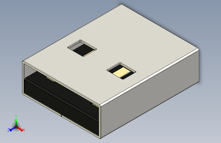 USB A型公连接头
