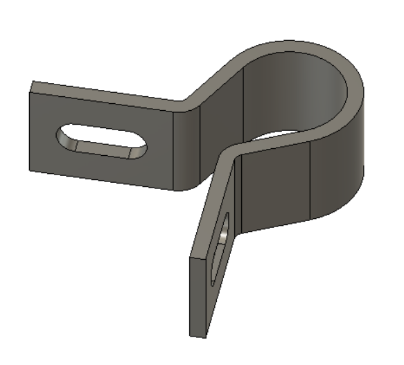 管夹直径=21毫米，安装在铝型材上