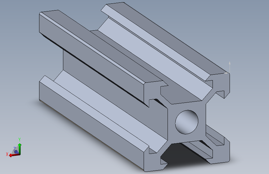 铝型材 V 槽 20x20mm