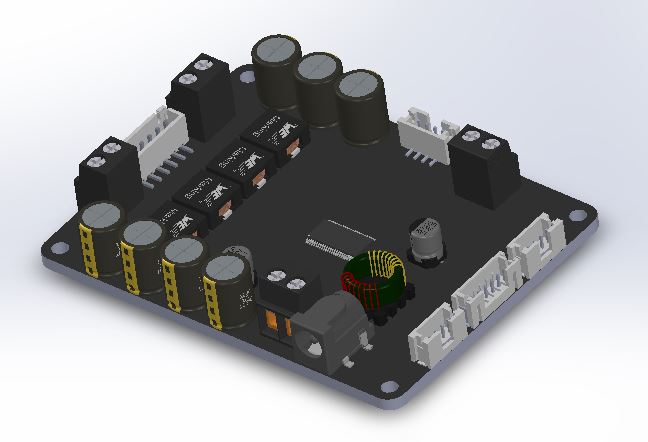 WONDOM 2 X 30W 类D音频放大器板
