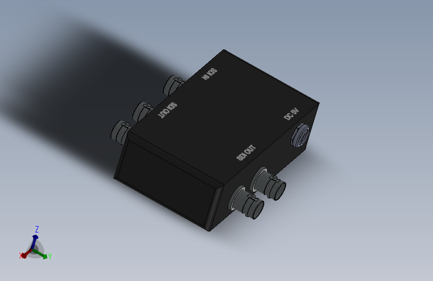 1X4 3G-SDI 分配放大器