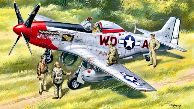 P-51 Mustang 遥控 1.4米