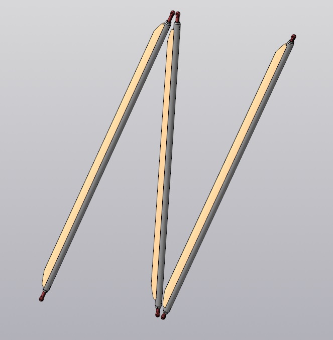 Po-2的机翼支柱