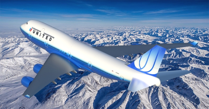 联合航空波音747-422 N104UA