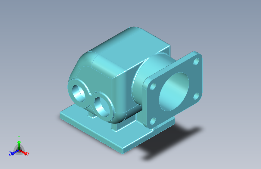 3D CAD基础练习_变速箱_Autodesk Inventor Pro