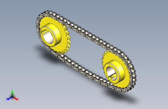 Solidworks教程#104+机构+链条和链轮的设计、装配、运动分析在Solidworks中。第03部分=链条链轮