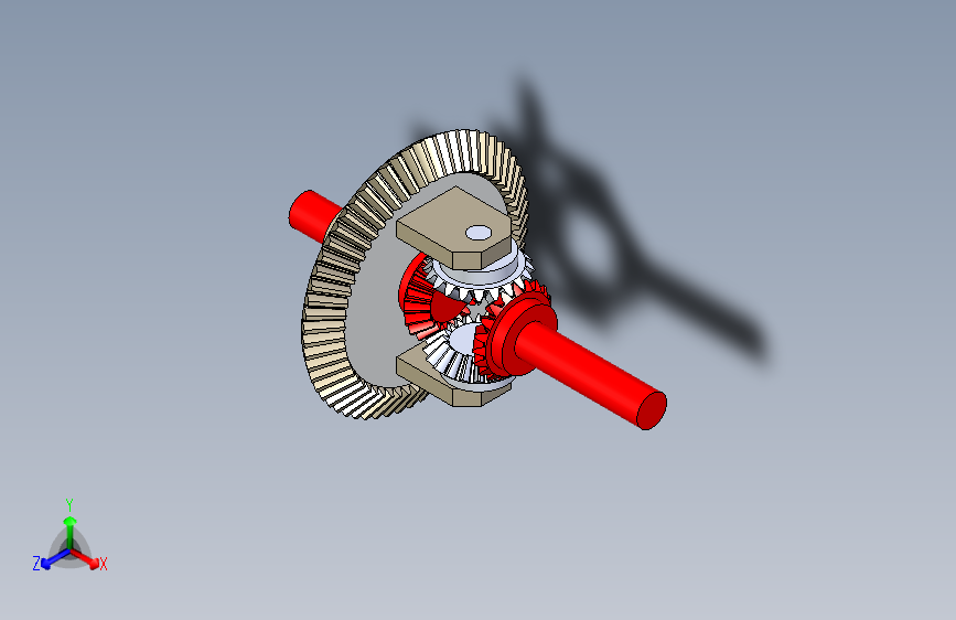 SolidWorks中的差速器=差速器