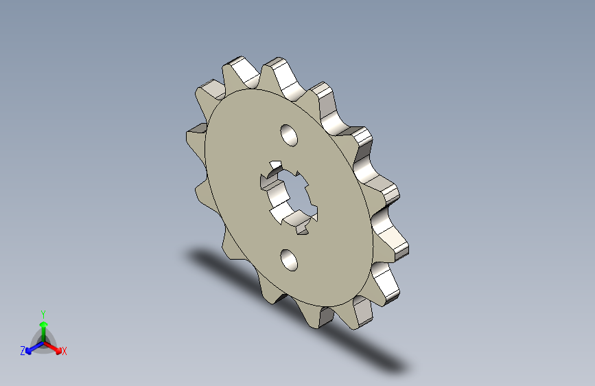 YX160+齿轮=链条链轮