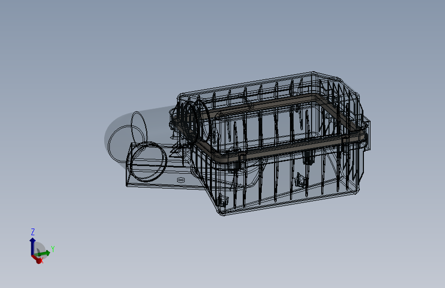 CFD - SolidWorks - 空气入口 - 流体_多孔介质
