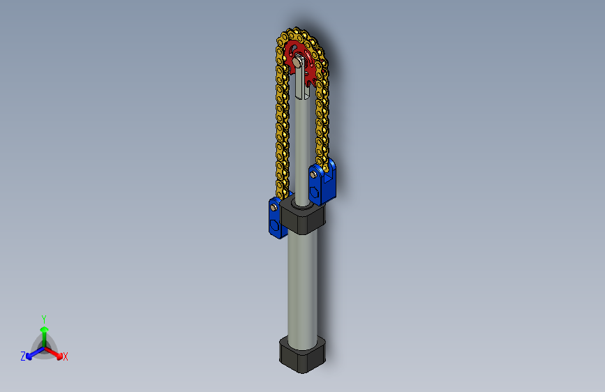 链式SolidWorks运动=链条链轮