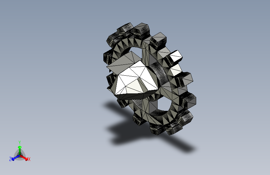 聆听深科技标志齿轮+Poet3D雕刻1=链条链轮
