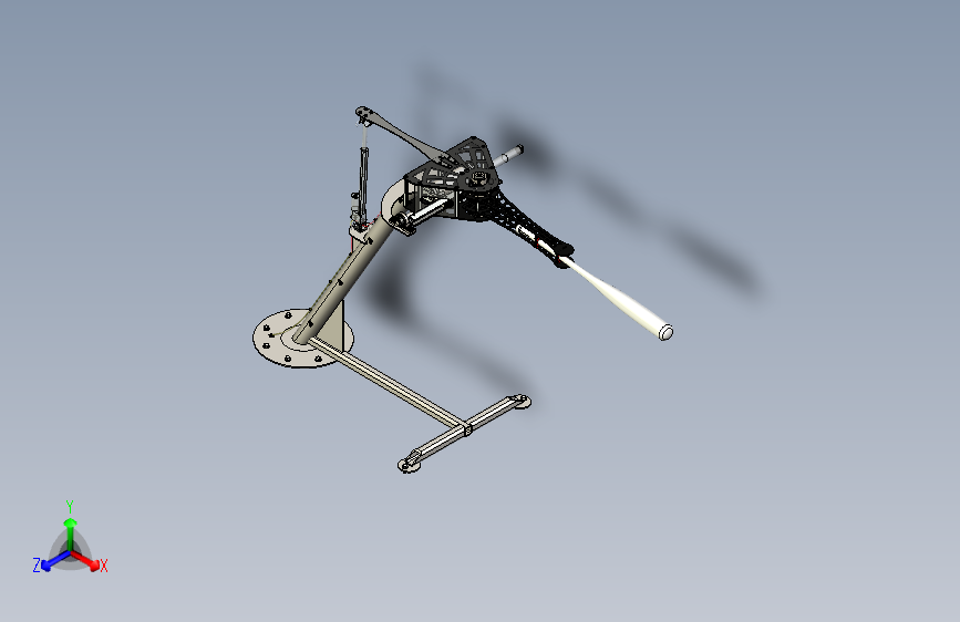 气动摆锤机=齿轮齿条机构