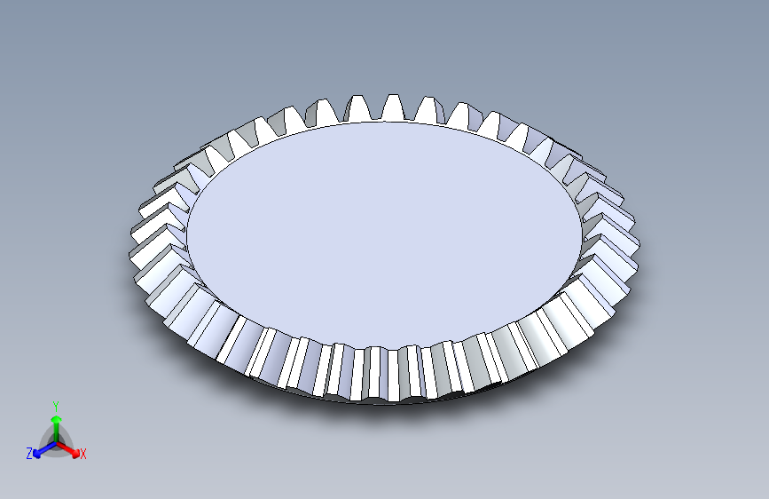 在+SolidWorks+2015++中使用方程驱动的直齿锥齿轮渐开线齿轮