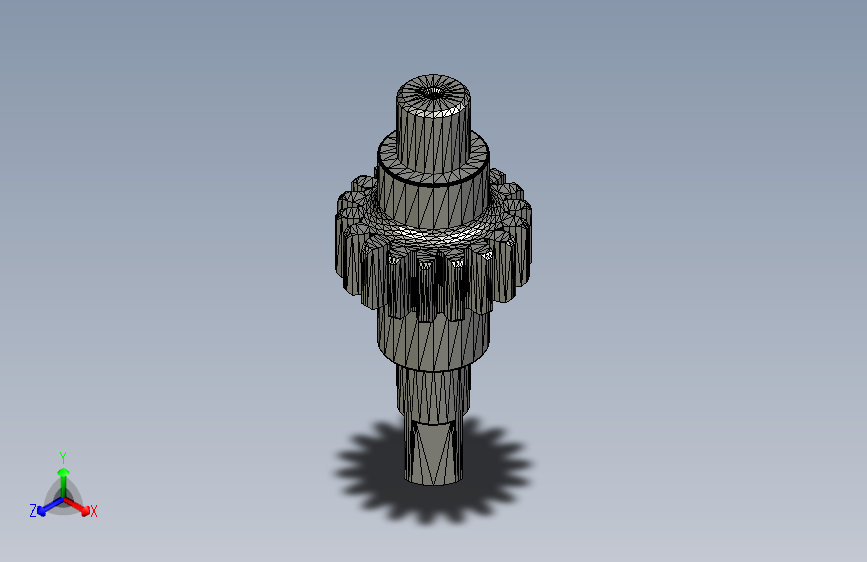 在Autocad+3D中进行齿轮轴教程