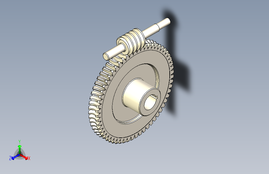 在Solidworks装配体中设计蜗轮