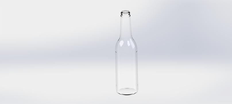 355毫升标准玻璃啤酒瓶。