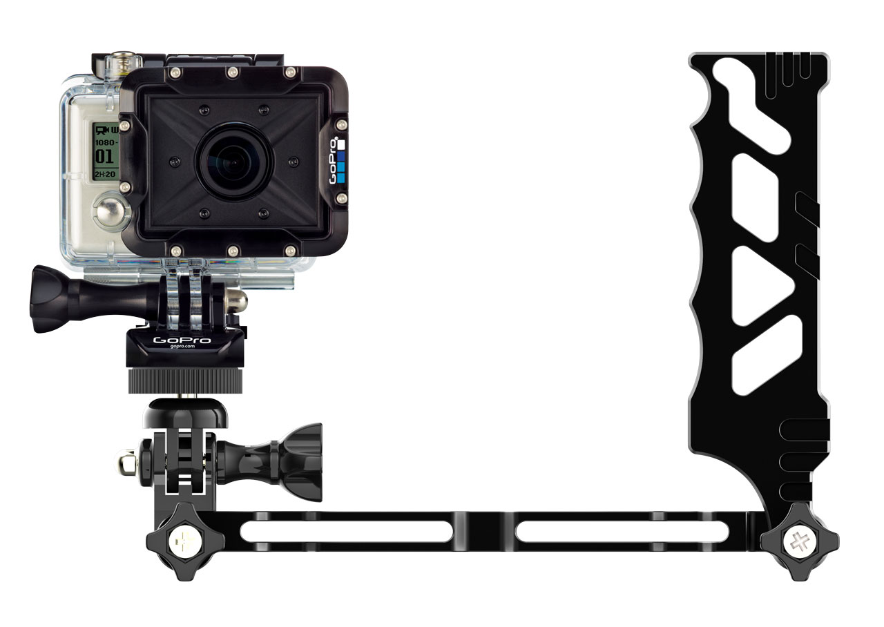 CNC加工的GoPro手柄+臂