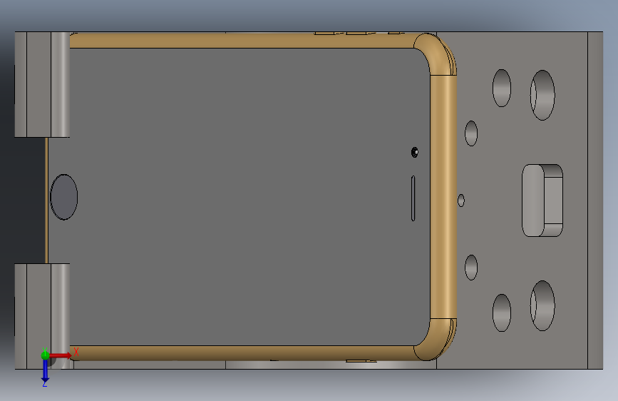 iPhone 6 Plus支架附带教程视频 俯视图