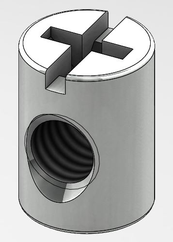 JCB 交叉定位销 M6 - 13x10 mm (锌合金)