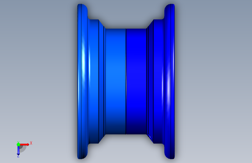 UAS 合金轮毂 500 俯视图