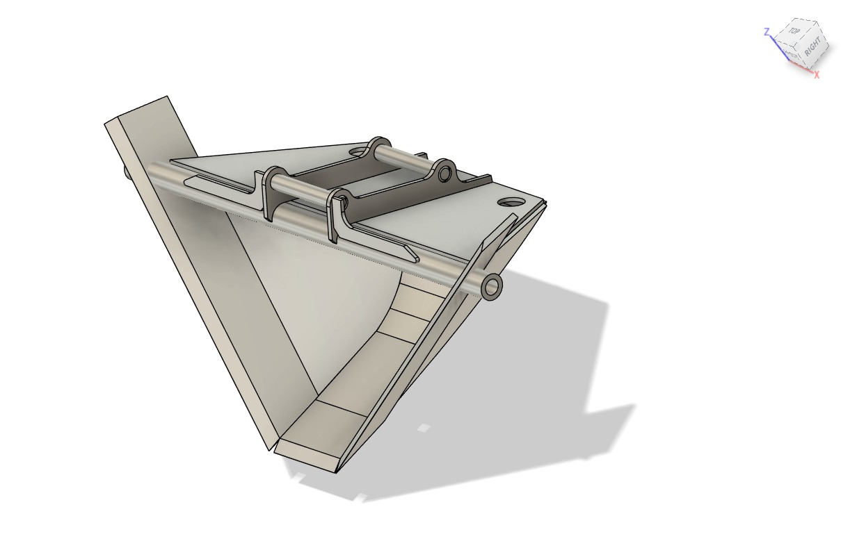 挖掘机 S60 快速连接器配置文件桶