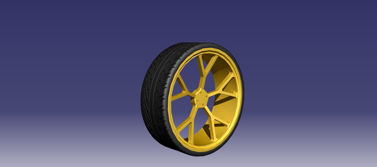 低调轮胎和合金