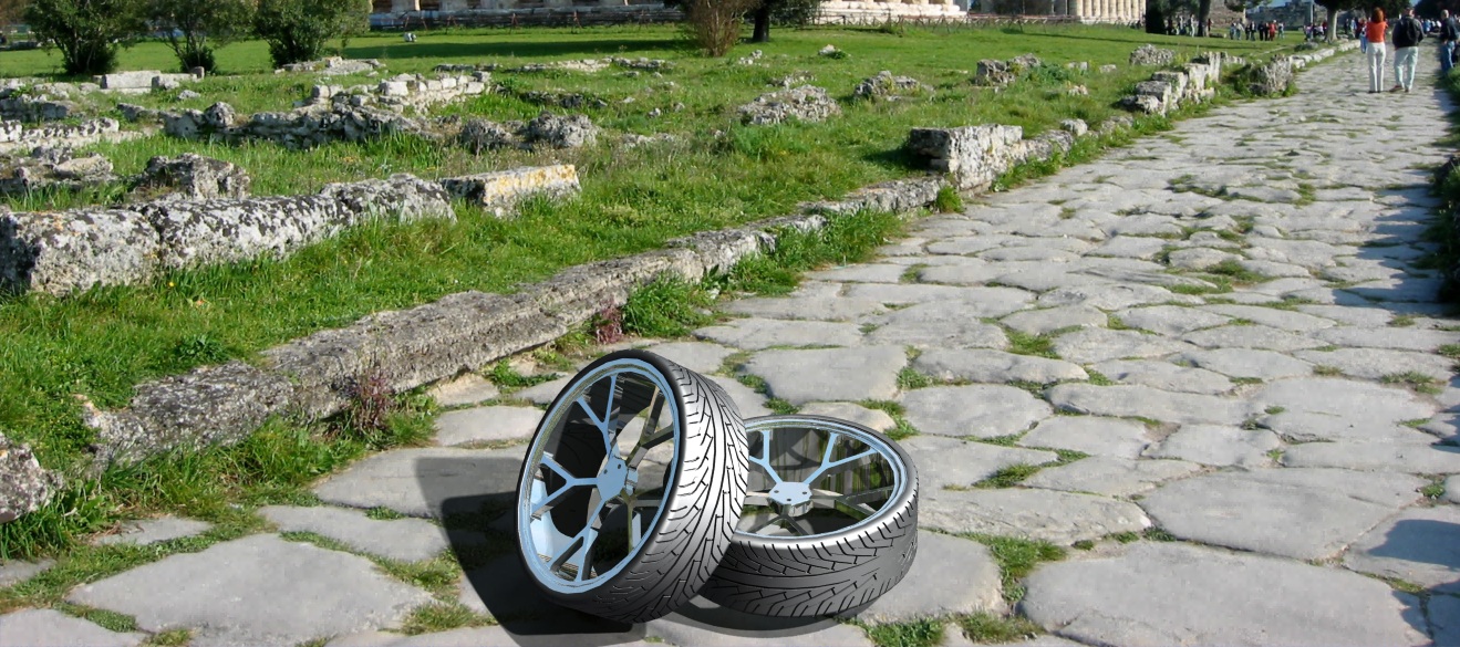 低调轮胎和合金