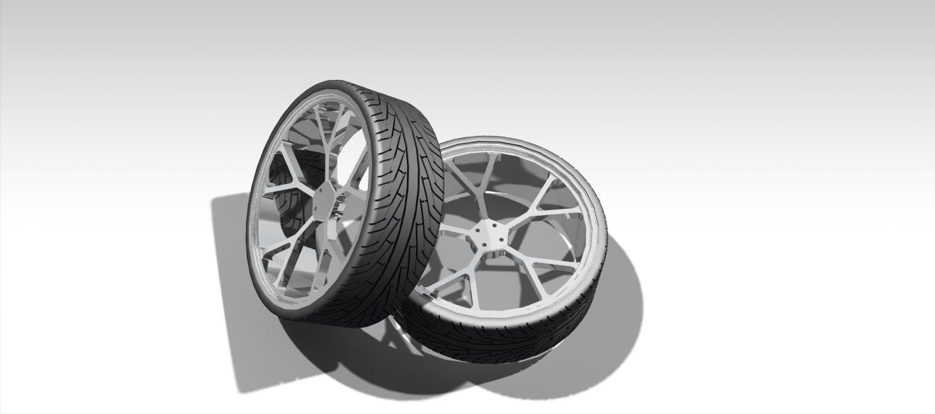 低调轮胎和合金