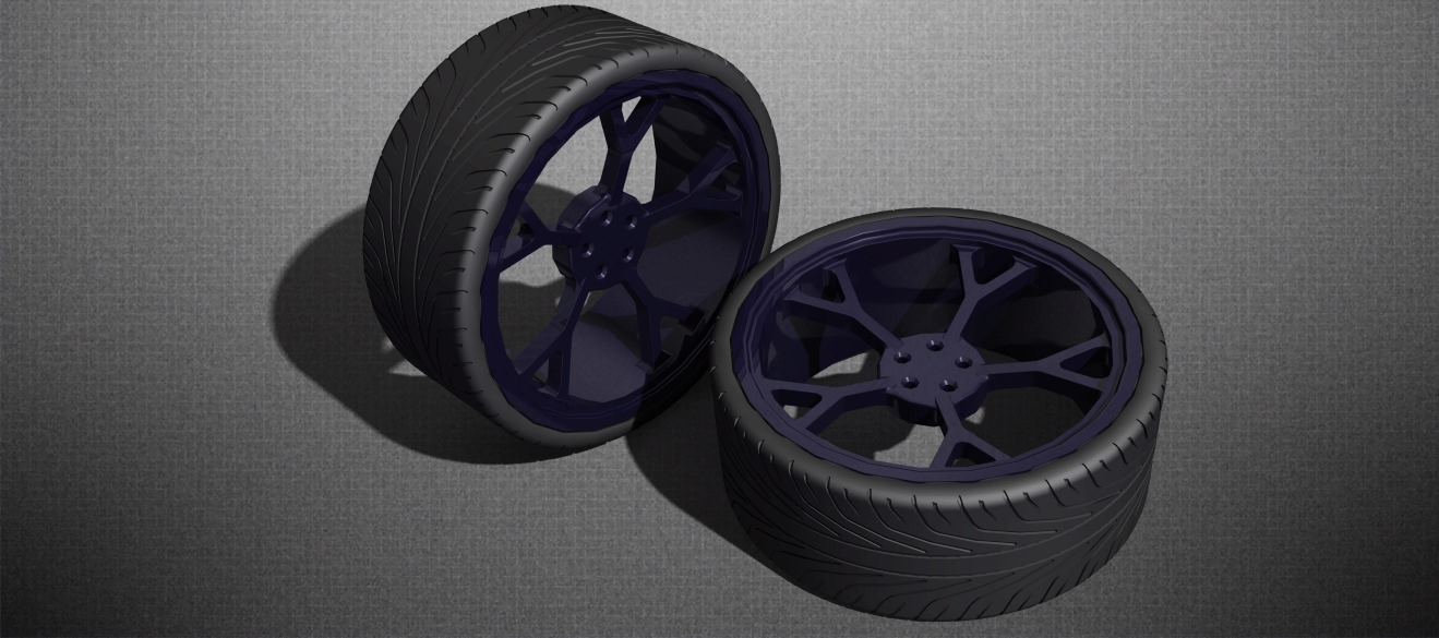 低调轮胎和合金