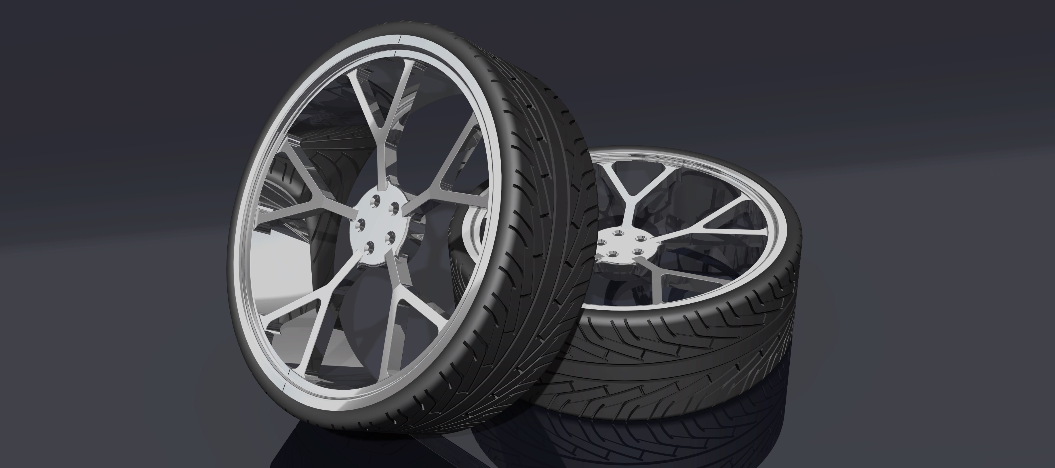 低调轮胎和合金