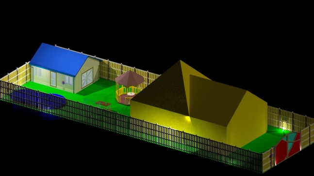 后院3D