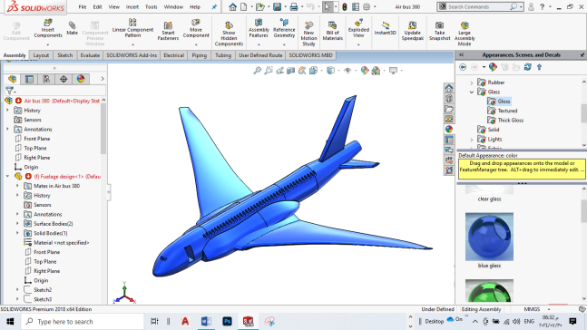 空客在Solidworks中的建模