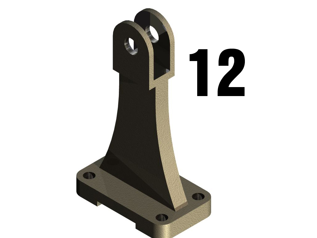 零件 011...020 - 100个CAD零件专辑