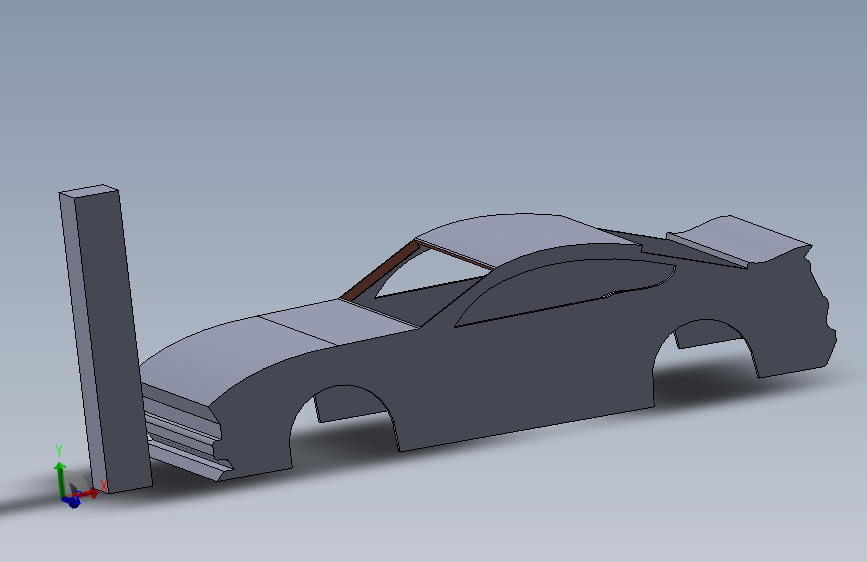 汽车碰撞 ANSYS。