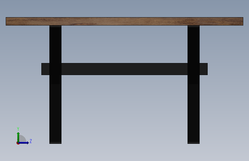 树脂和木头桌子 (2)