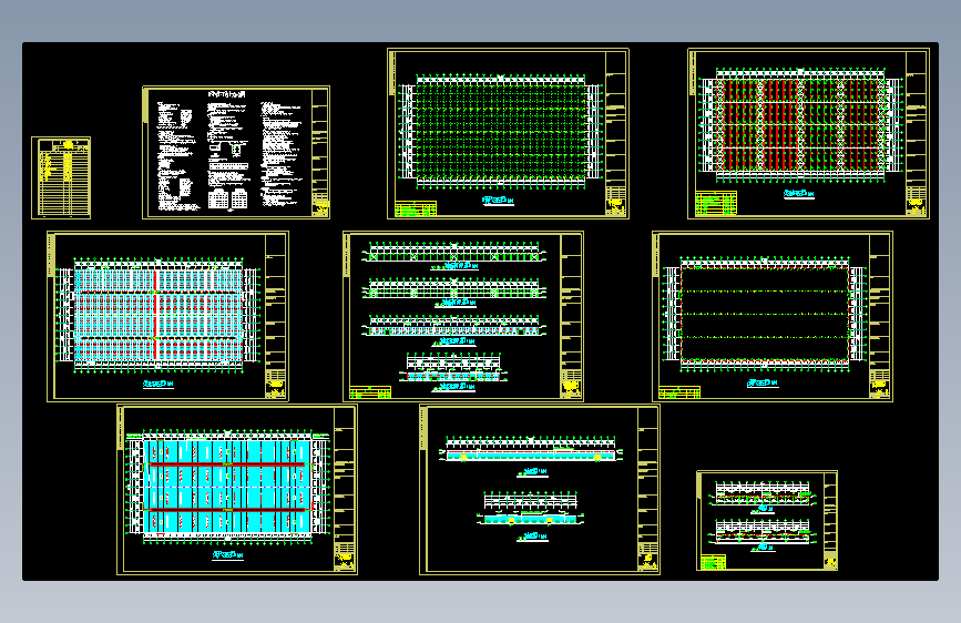 175米x96米.河南郑州工程CAD