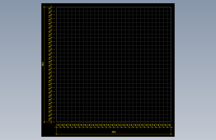 300X300打网格
