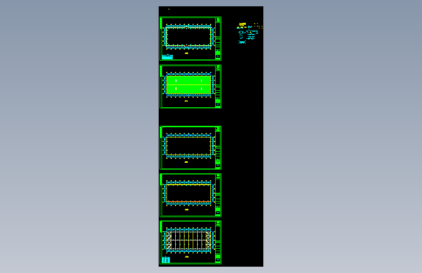 福建某公司钢结构工程CAD