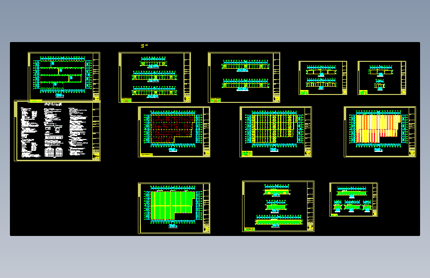 华辉公司钢结构工程CAD