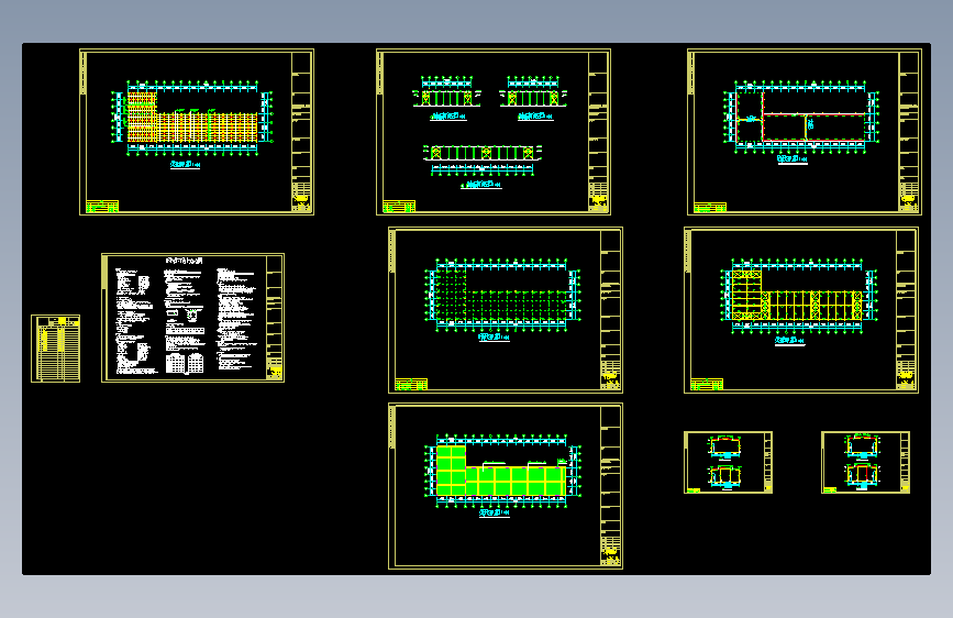 康利石材公司钢结构工程CAD