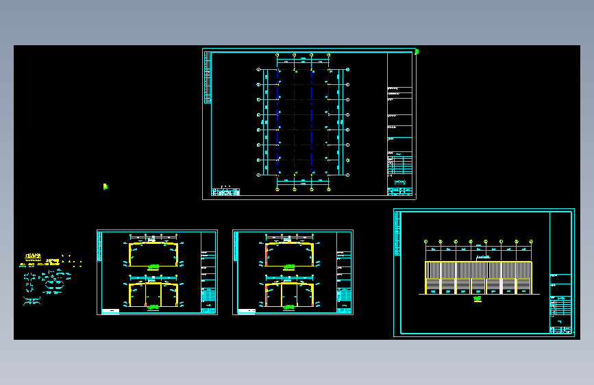 某公司22米厂房工程CAD