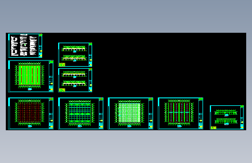 石狮某公司70x80钢结构CAD