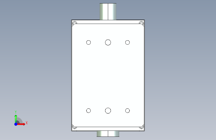 轧机架 正面视图