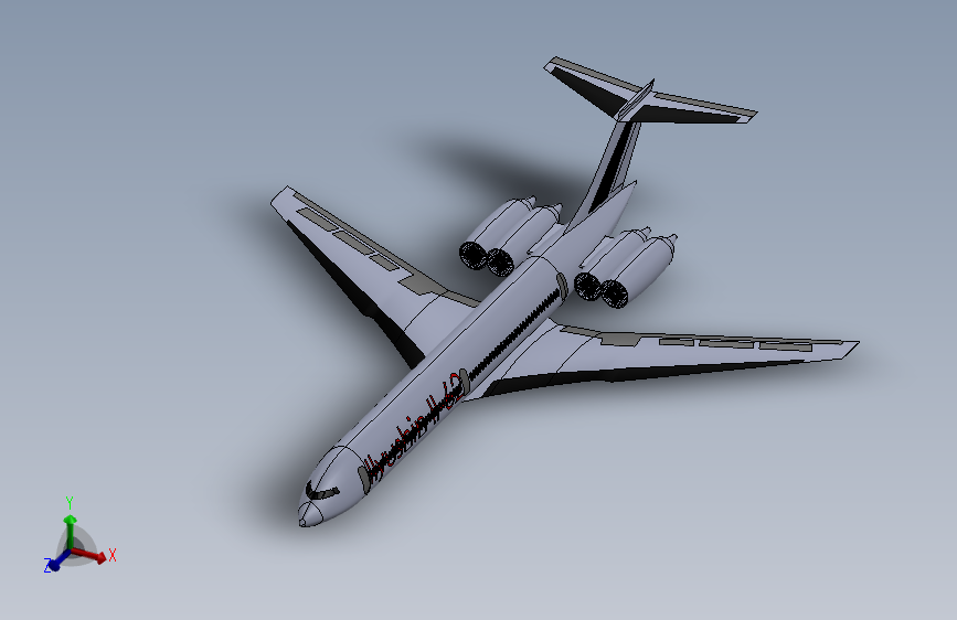 伊留申 Il-62 在 SolidWorks
