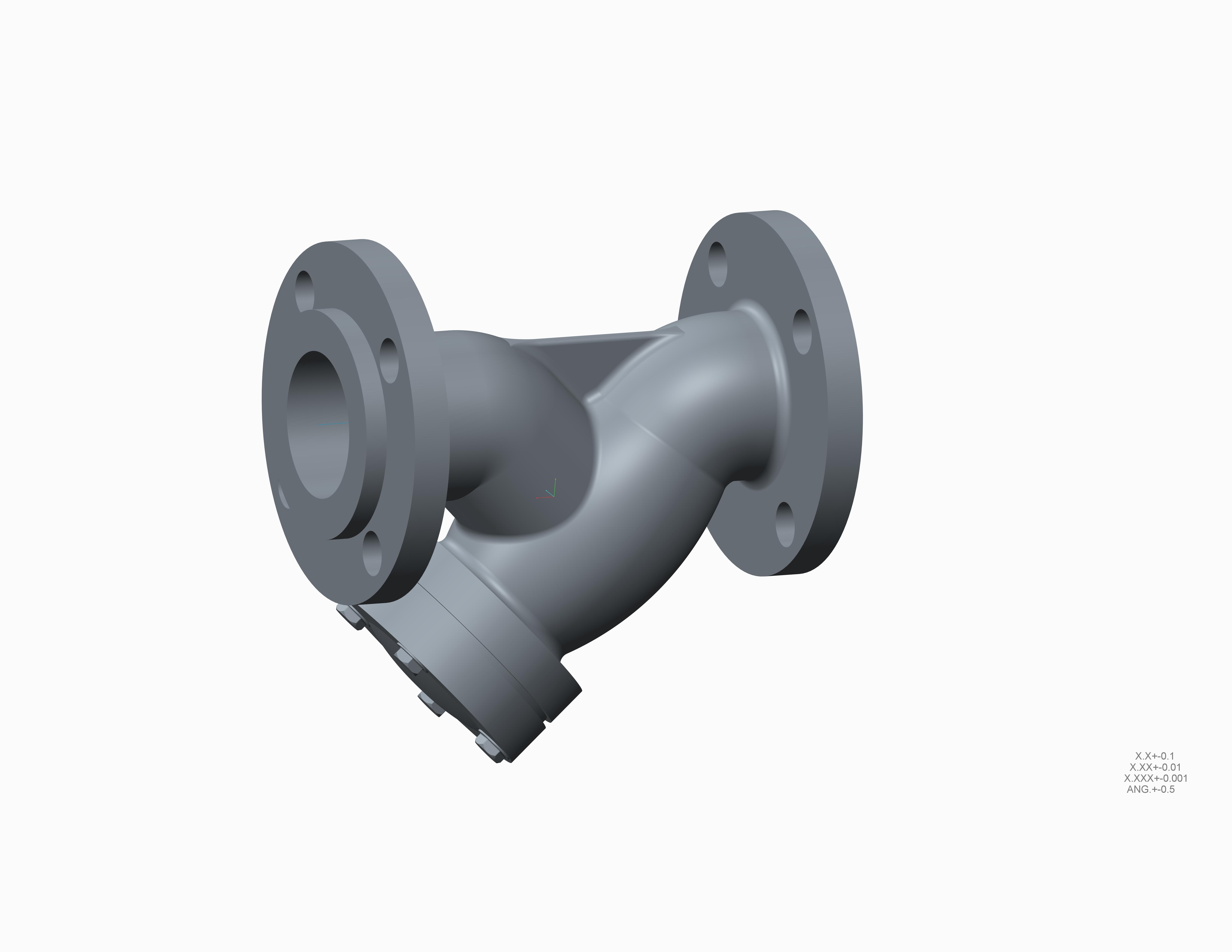 铸铁法兰Y型过滤器