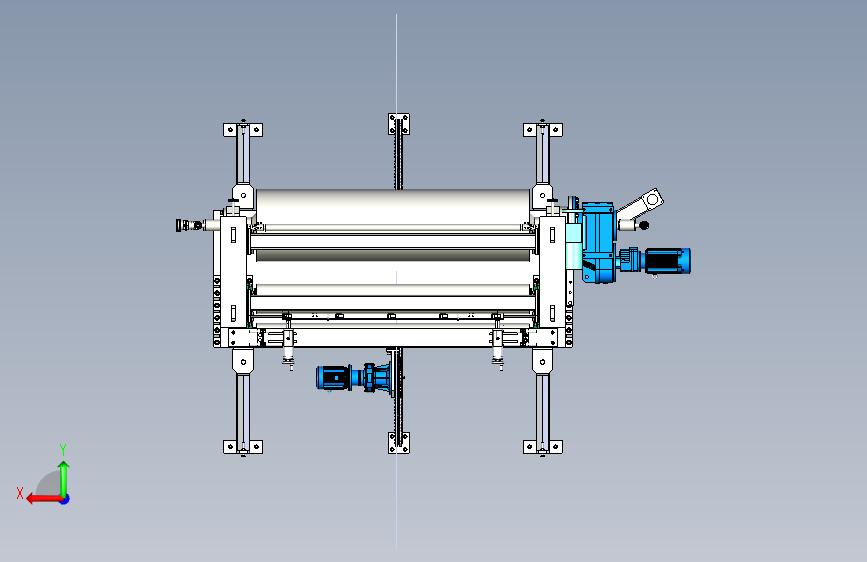 塑料格栅用三辊压光机(详细)