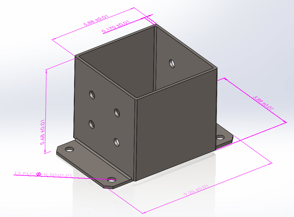 6x6 基座